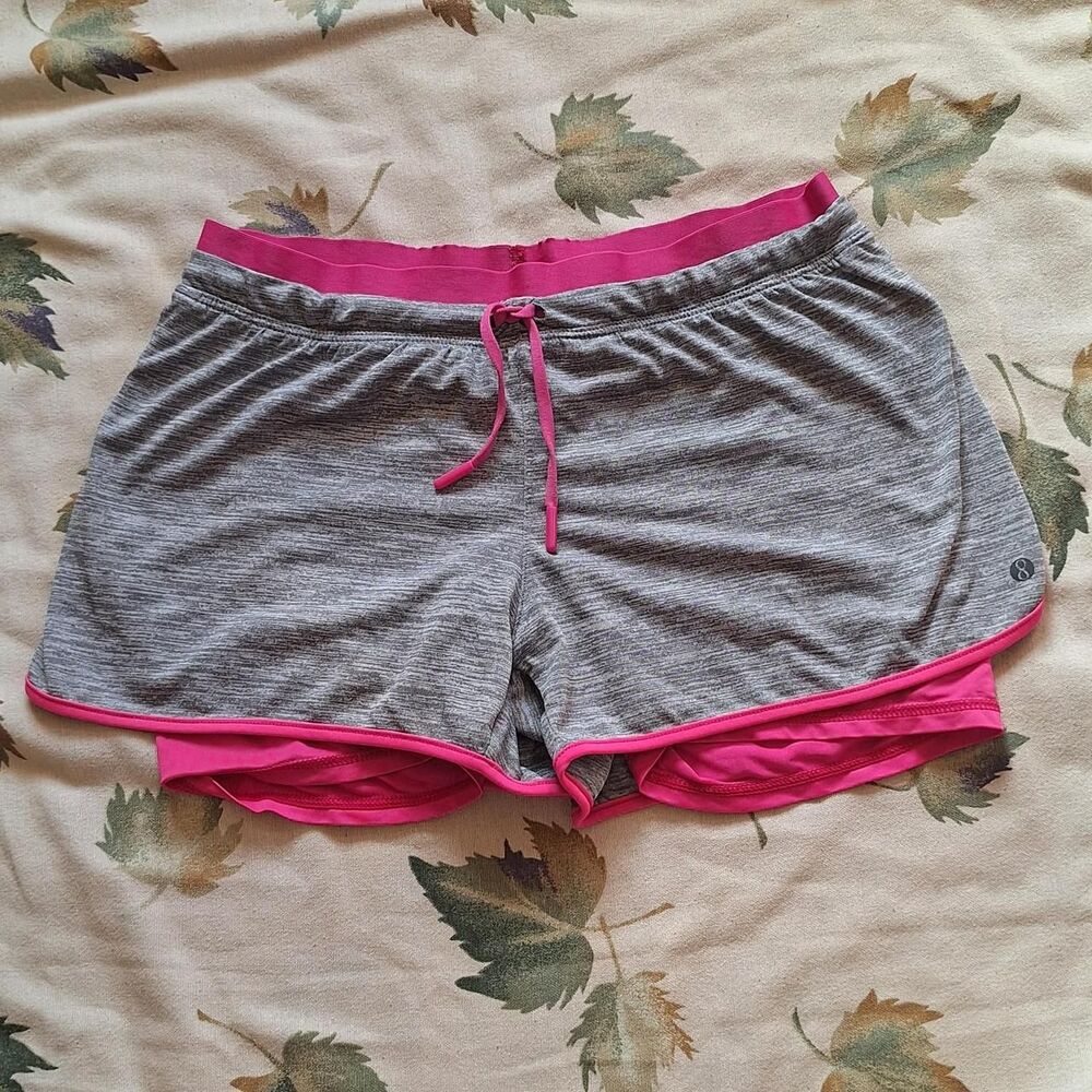 Unbranded Women's Pink and Grey Shorts